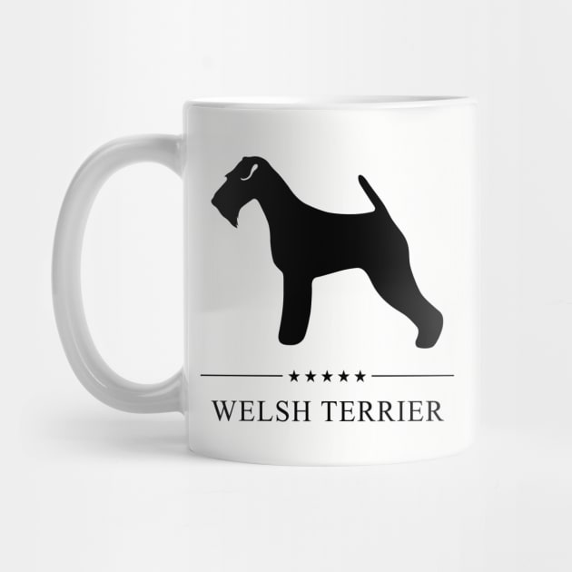 Welsh Terrier Black Silhouette by millersye